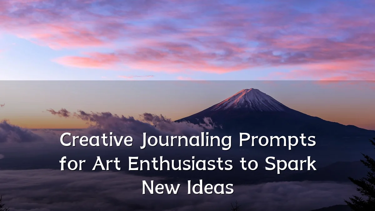 Creative Journaling Prompts for Art Enthusiasts to Spark New Ideas