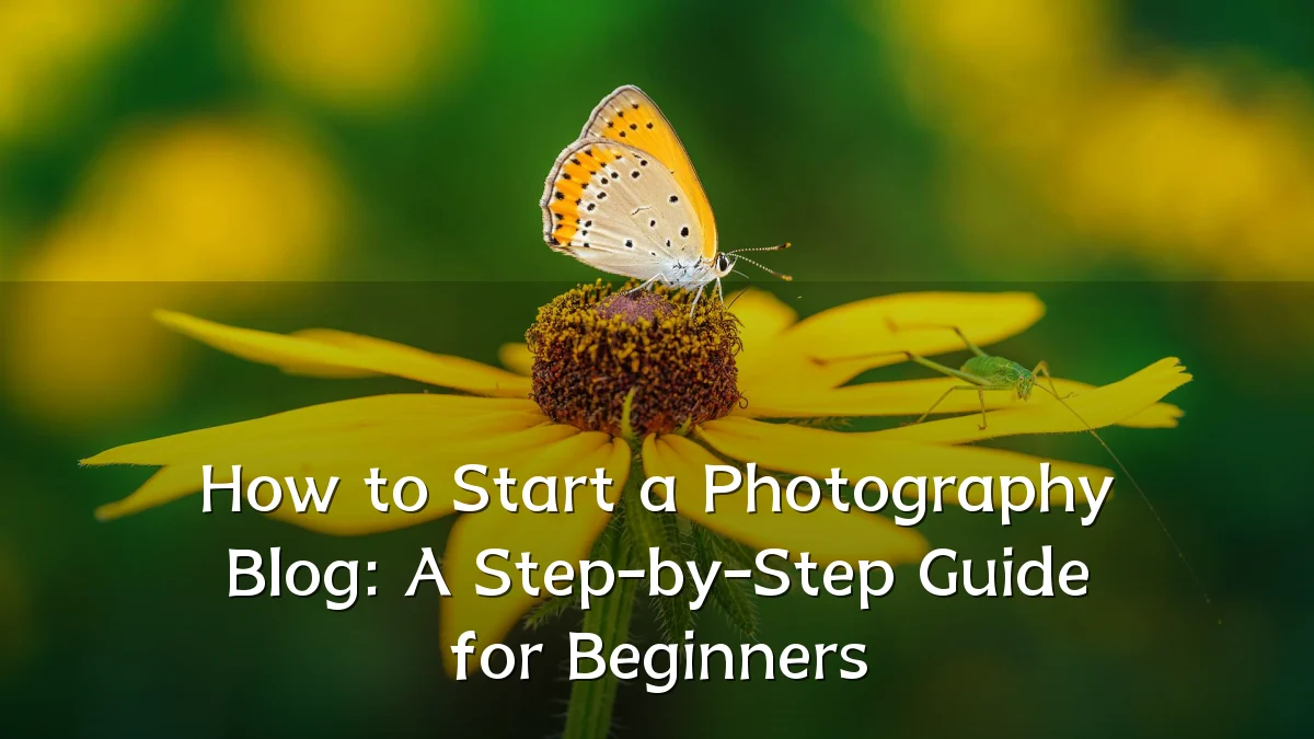 How to Start a Photography Blog: A Step-by-Step Guide for Beginners