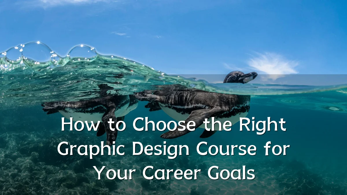 How to Choose the Right Graphic Design Course for Your Career Goals